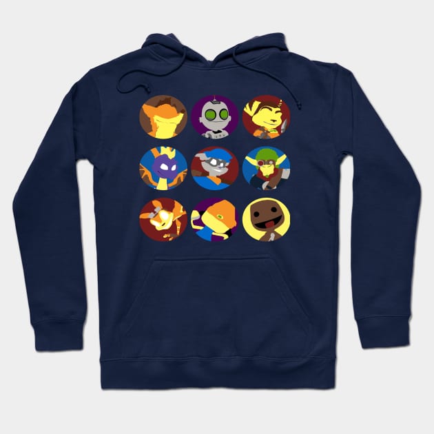 Fun Heroes Hoodie by sullyink